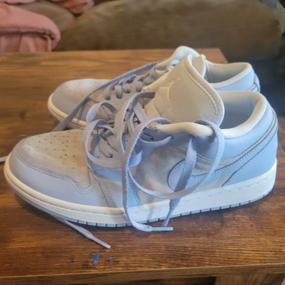 Nike Shoes Air Jordan Low Aluminum Sky Blue Poshmark